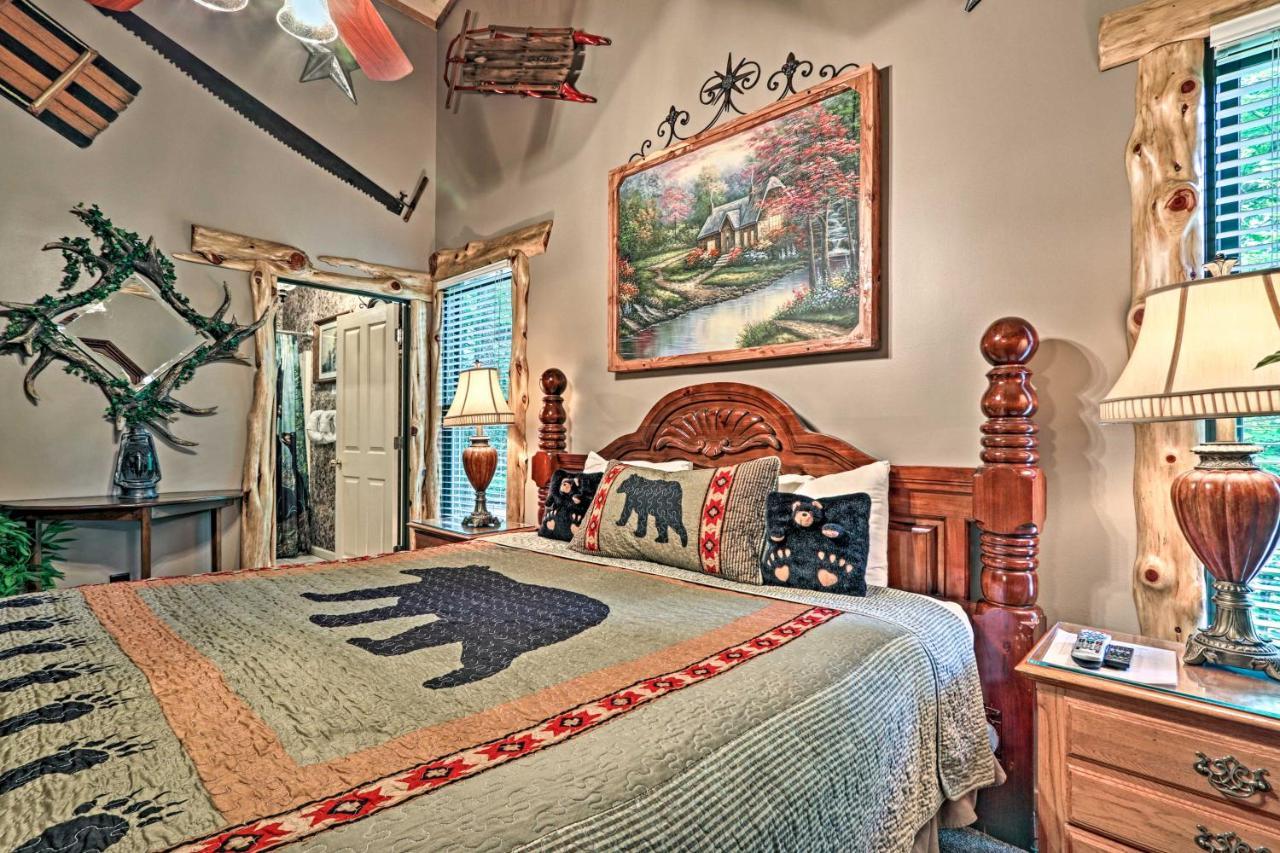 Eclectic Cabin With Hot Tub 1 Mi To Ober Gatlinburg Buitenkant foto