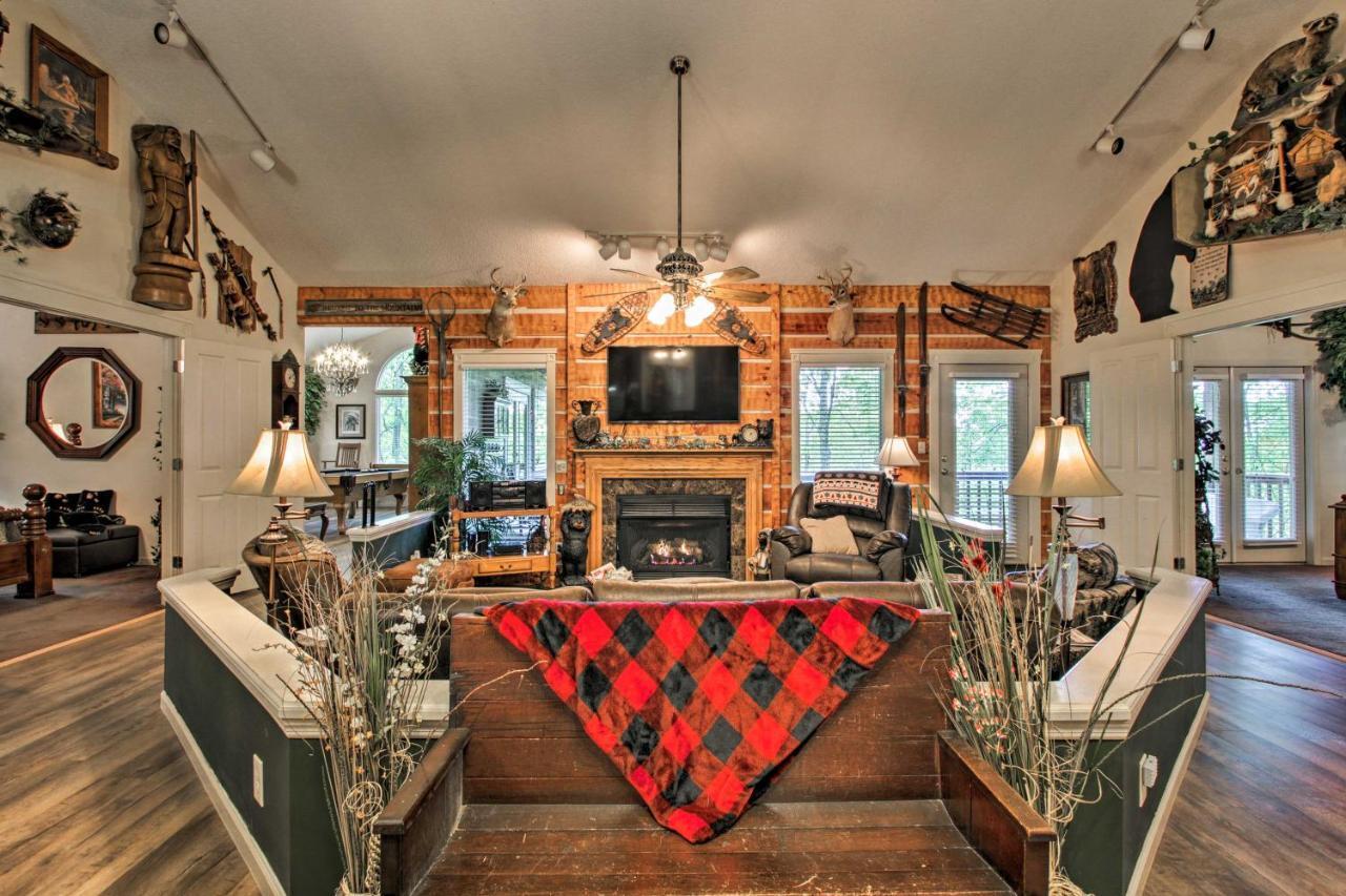 Eclectic Cabin With Hot Tub 1 Mi To Ober Gatlinburg Buitenkant foto