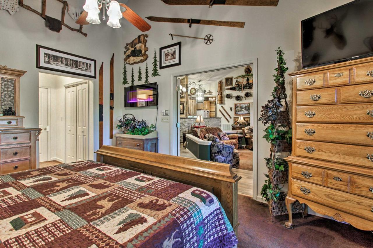 Eclectic Cabin With Hot Tub 1 Mi To Ober Gatlinburg Buitenkant foto
